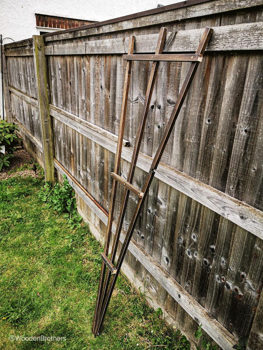 Garden fan trellis